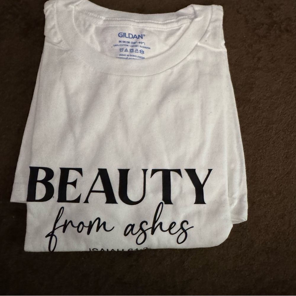 White T-Shirt with Motivational Text